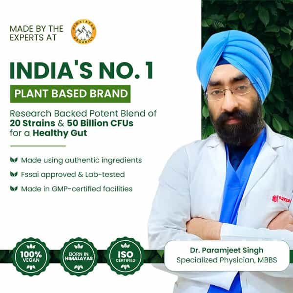 Vlado's Himalayan Organics Probiotics Supplement 50 Billion Cfu - 60 Veg Capsules