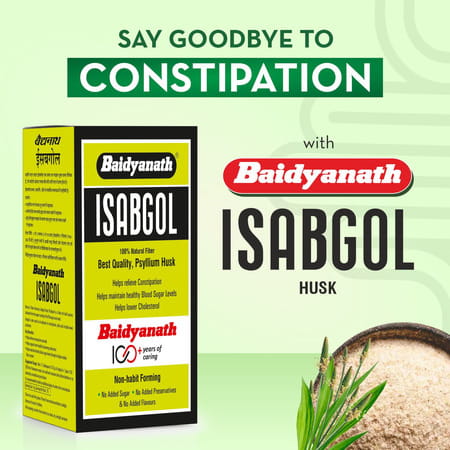 Baidyanath Isabgol Psyllium Husk Powder - 350gm