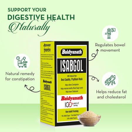 Baidyanath Isabgol Psyllium Husk Powder - 350gm