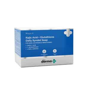 The Derma Co Kojic Acid + Gluthione Daily Syndet Soap 2x75 Gram (pack Of 2)