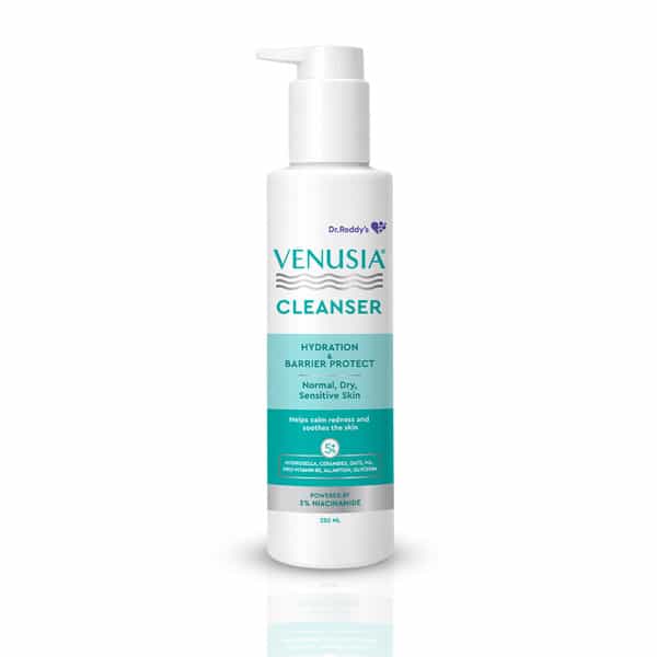Venusia Hydrating & Barrier Protect Cleanser | For Normal | Dry | And Sensitive Skin | 250Ml