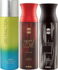 Ajmal 1 Distraction For Unisex 1 Sacred Love For Women 1 Carbon For Men Deo Combo Pack 3- 600Ml