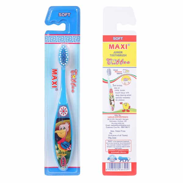Maxi Toffee Junior Soft Toothbrush (Pack Of 12)