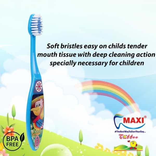 Maxi Toffee Junior Soft Toothbrush (Pack Of 12)