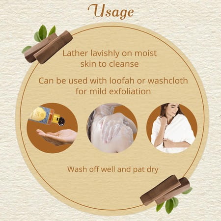 Khadi Essentials Vitamin C Body Wash With Himalyan Herbs Shower Gel - 200 Ml