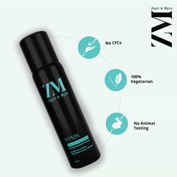 Zm Zayn & Myza Hymn No Alcohol Body Spray For Men 120 Ml