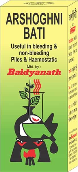 Baidyanath Arshoghni Bati | Bottle | Tablets | 30 No's