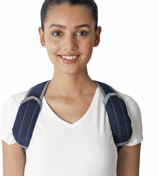 Beatxp Clavicle Brace Posture Corrector With Adjustable Strap For Men & Women In (Large) Size