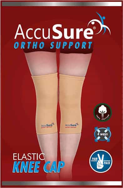 Accusure Ortho Support Elastic Knee Cap | Large
