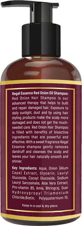 Regal Essence Red Onion Hair Shampoo With Biotin For Healthy Hair-300ml