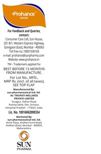 Buy PROHANCE JUNIOR CHOCOLATE REFILL POWDER - 200 GM Online & Get Upto