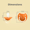 R For Rabbit Tusky Pacifier-M Orange