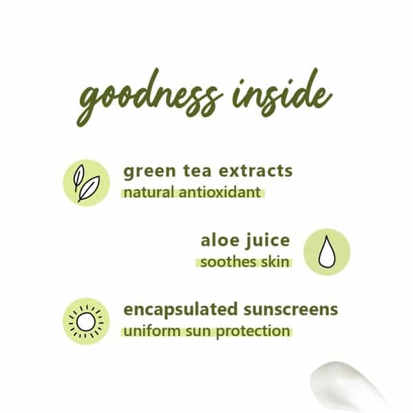 Plum Green Tea Day- Light Sunscreen Spf 35 Pa+++ - 50 Ml