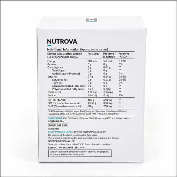 Nutrova Fish Oil 84 60N