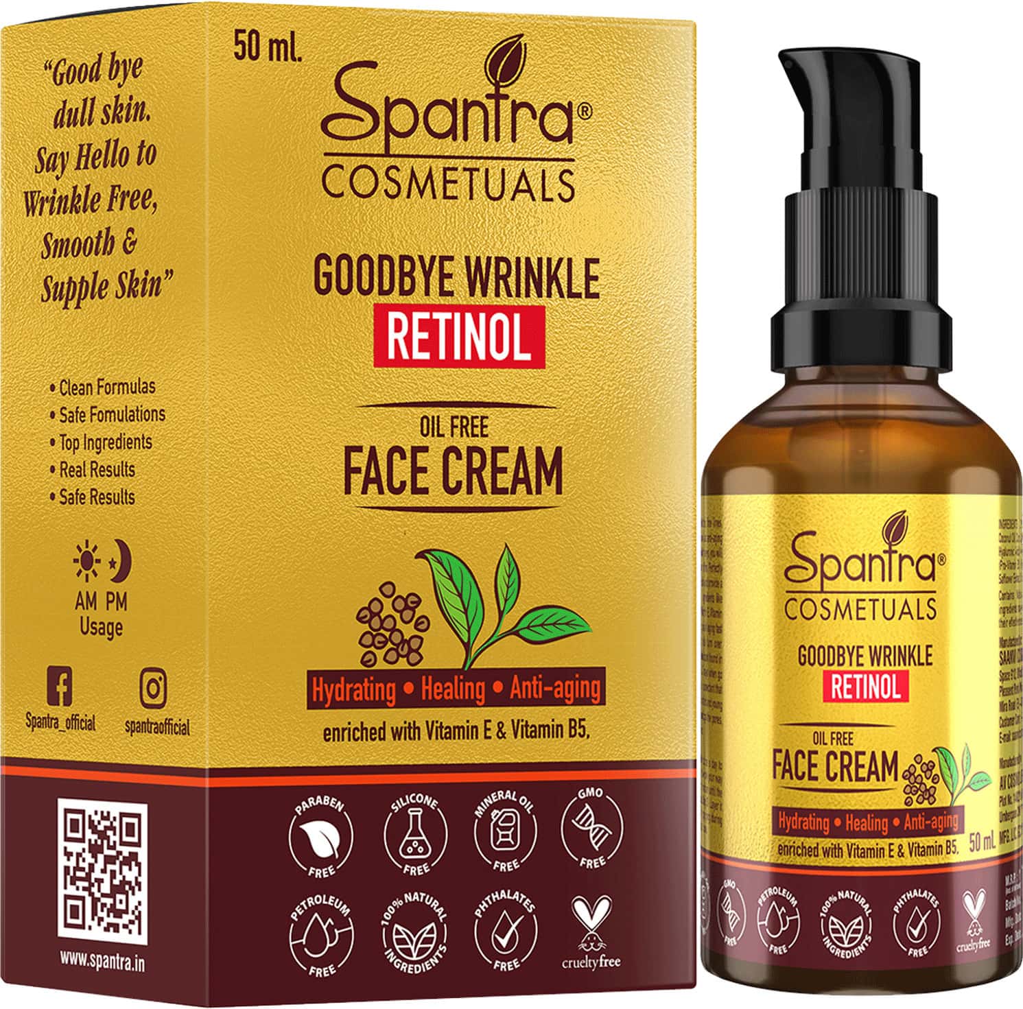 Buy SPANTRA CLARIFYING PIMPLE & ACNE CONTROL OIL FREE FACE CREAM,50ML