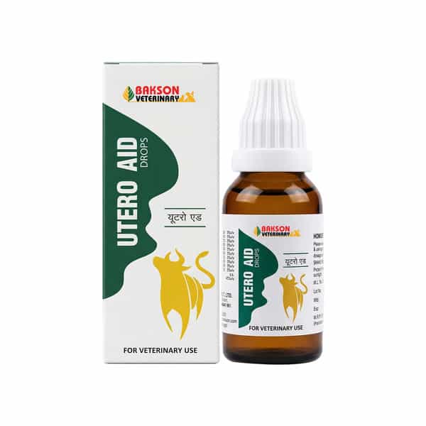 Baksons Homoeopathy Utero Aid Drops For Veterinary Use 30 Ml