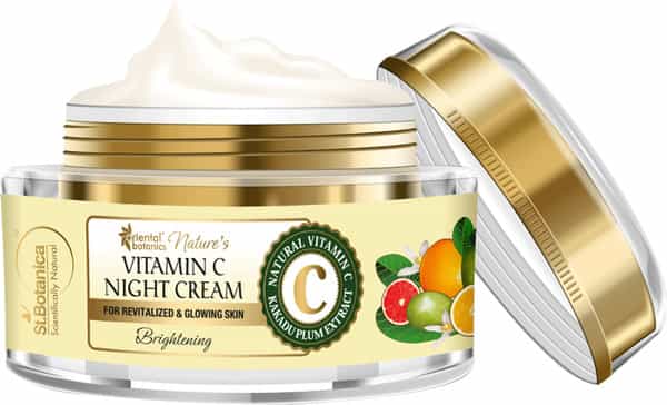 Oriental Botanics Nature's Vitamin C Brightening Face Night Cream - With Kakadu Plum - 50 Gm