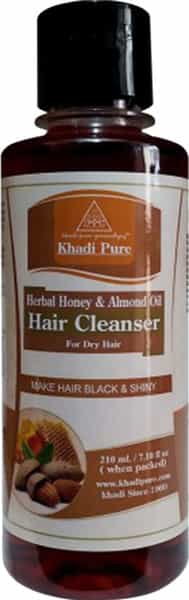 Khadi Pure Herbal Honey & Almond Oil Shampoo - 210Ml