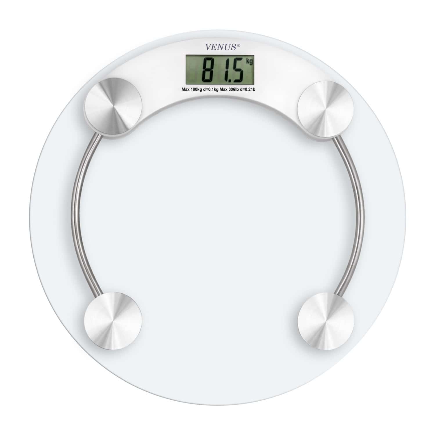Venus (india) Round Electronic Digital Personal Bathroom Weight Machine | Upto 180kg