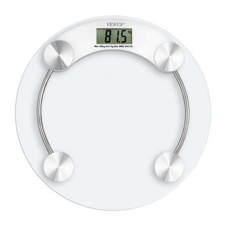 Venus (India) Round Electronic Digital Personal Bathroom Weight Machine | Upto 180kg