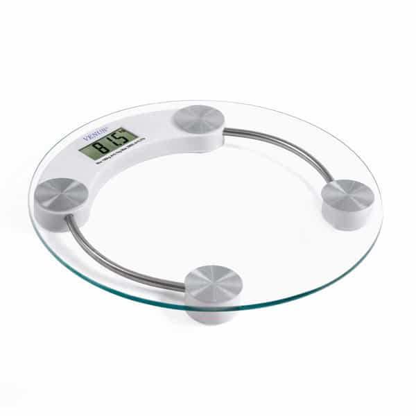 Venus (India) Round Electronic Digital Personal Bathroom Weight Machine | Upto 180Kg