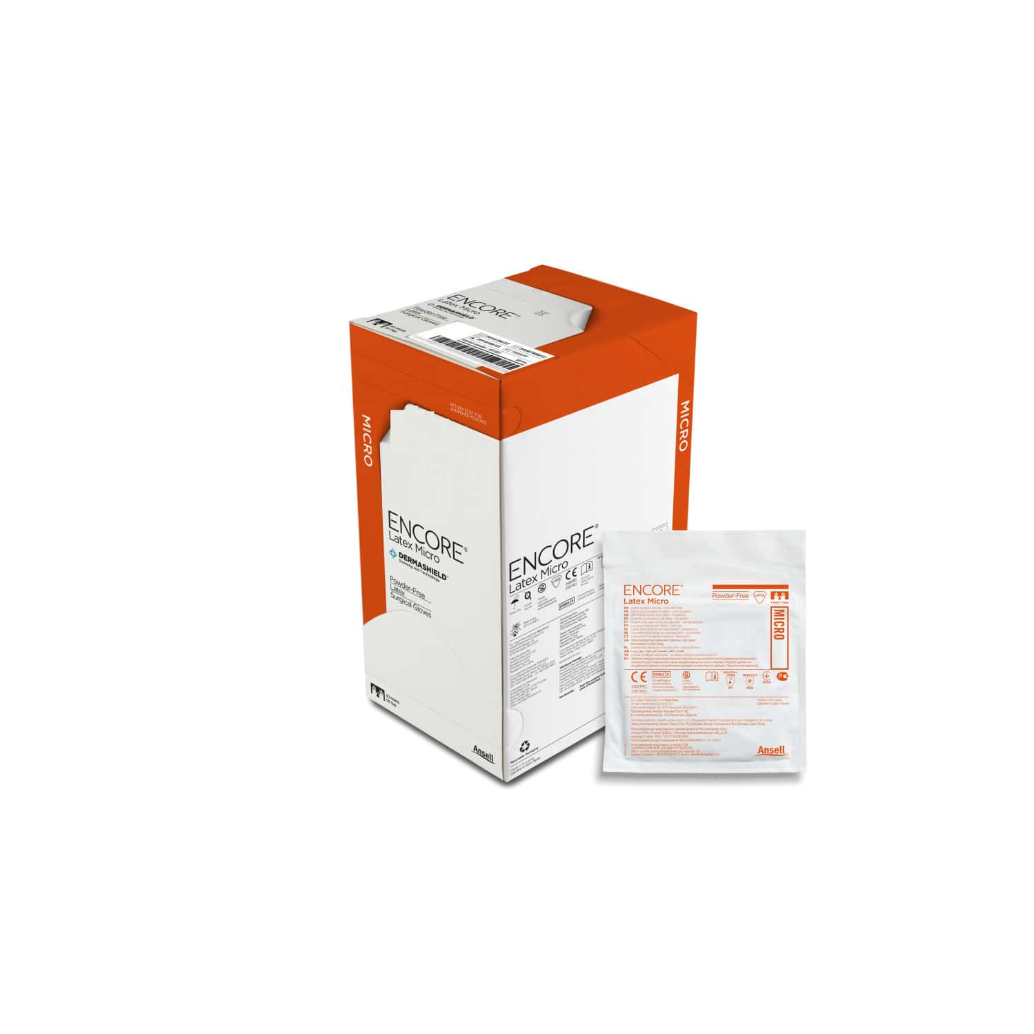 Encore Latex Micro Powder Free Sterile Surgical Gloves (8.5 | Pack Of 50 Pairs)