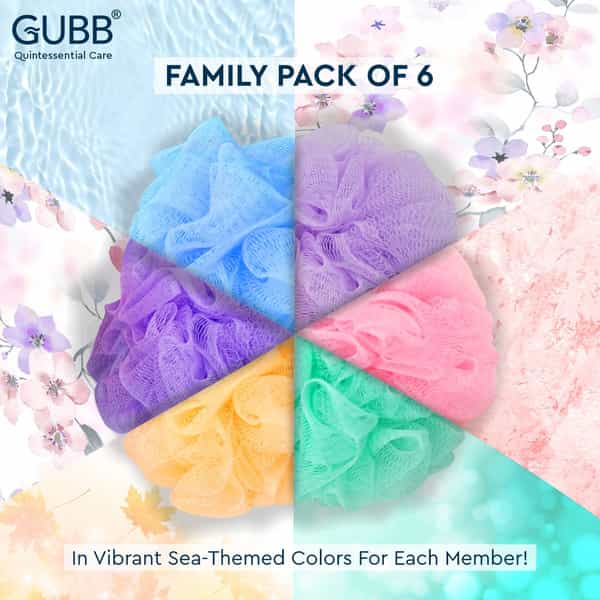 Gubb Bath Loofah Pack Of 6