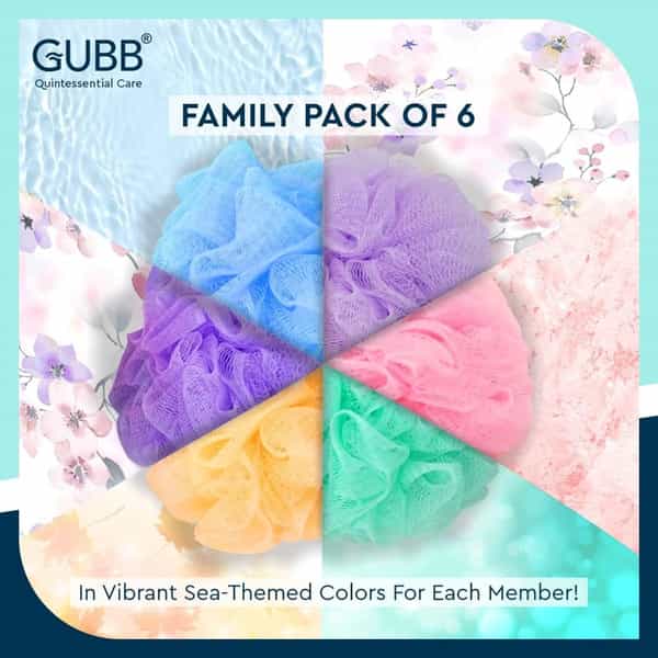 Gubb Bath Loofah Pack Of 6