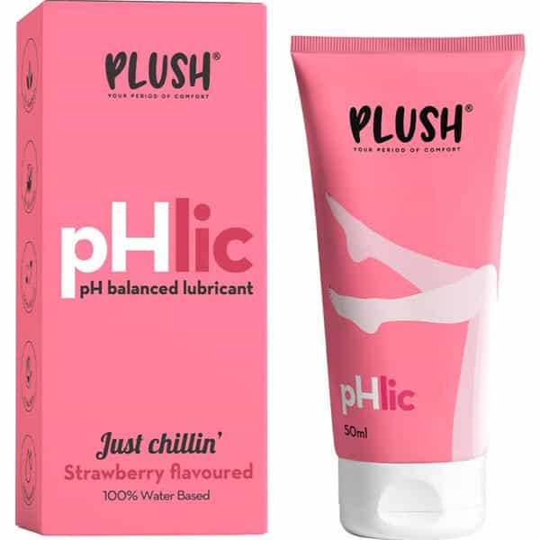 Plush Phlic Water Based Ph Balanced Lubricant | Strawberry Based Lubricant (50 G)