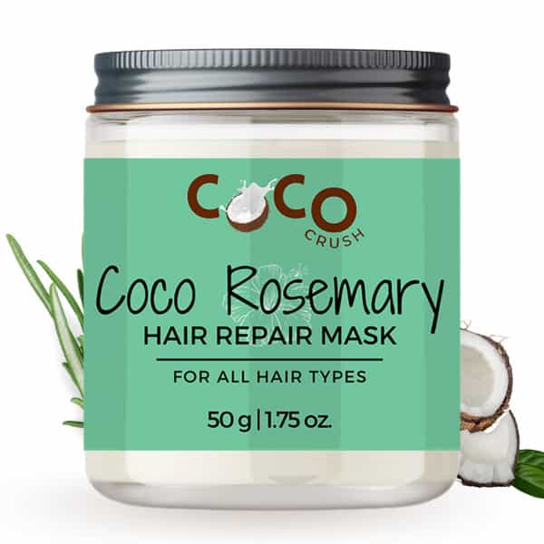Coco Crush Rosemary Coconut Hair Repair Mask For Damaged Hair | Anti-Hairfall/Hair Growth - 50G