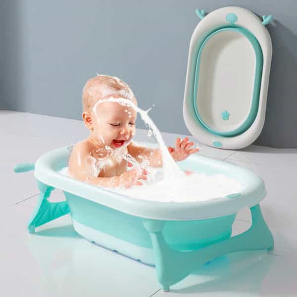 R For Rabbit Bubble Double Aqua Baby Bath Tub - Blue