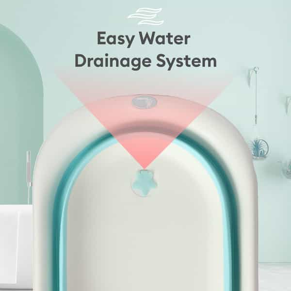 R For Rabbit Bubble Double Aqua Baby Bath Tub - Blue