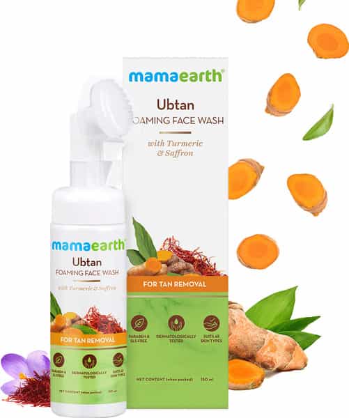 Mamaearth Ubtan Foaming For Tan Removal Face Wash 150 Ml