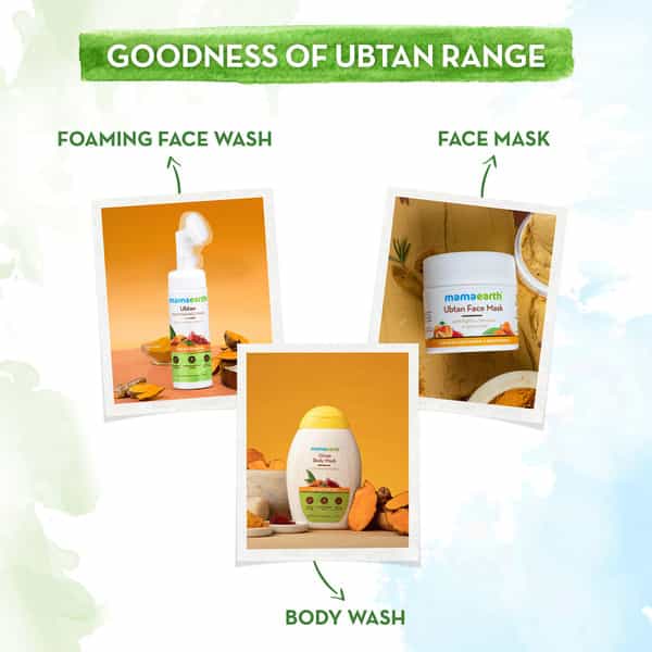 Mamaearth Ubtan Foaming For Tan Removal Face Wash 150 Ml