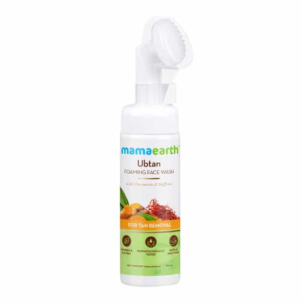Mamaearth Ubtan Foaming For Tan Removal Face Wash 150 Ml