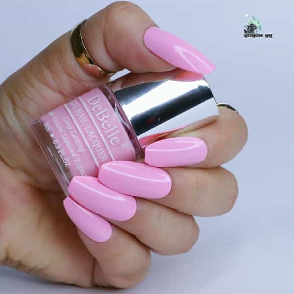 Debelle Gel Nail Lacquer Cherry Macaron Powder Pink Nail Polish-8Ml