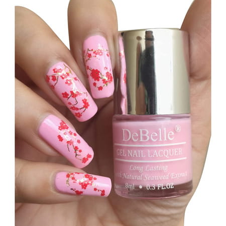 Debelle Gel Nail Lacquer Cherry Macaron Powder Pink Nail Polish-8ml
