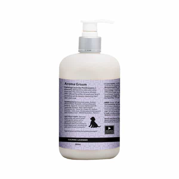 Aroma Groom Lavender Pet Shampoo 500 Ml
