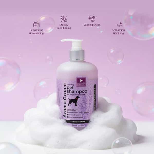 Aroma Groom Lavender Pet Shampoo 500 Ml