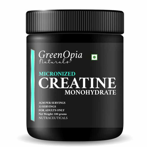 Greenopia Micronized Creatine Monohydrate Powder 100G