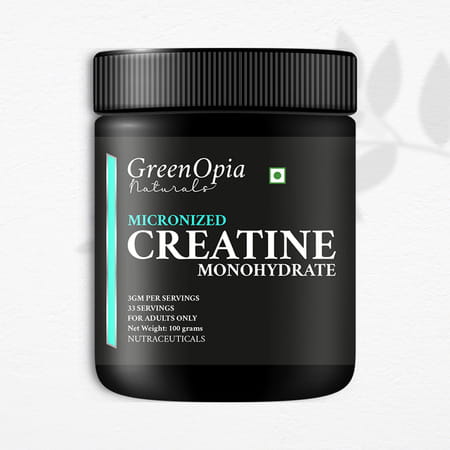 Greenopia Micronized Creatine Monohydrate Powder 100g