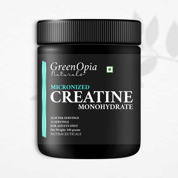 Greenopia Micronized Creatine Monohydrate Powder 100G