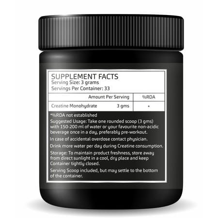 Greenopia Micronized Creatine Monohydrate Powder 100g