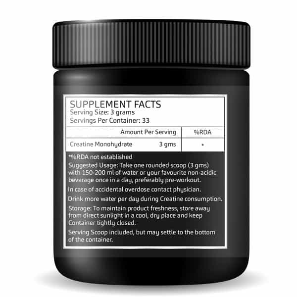 Greenopia Micronized Creatine Monohydrate Powder 100G