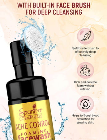 Spantra Acne Control Foaming Face Wash 100ml