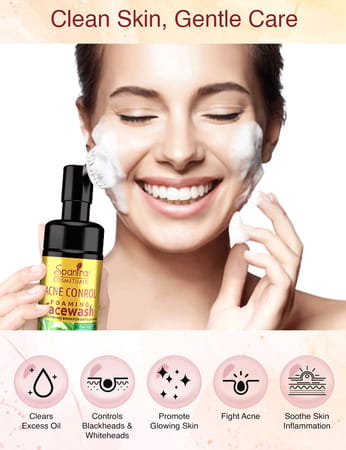 Spantra Acne Control Foaming Face Wash 100ml