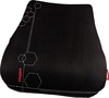 Elegant Zig Memory Foam Full Slim Back Support Pillow - Black