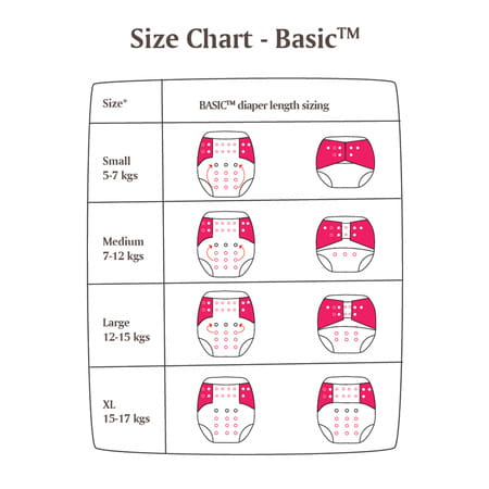 Basic - Freesize Reusable Pocket Cloth Diaper For Babies-With Dry Feel Insert - Royal Blue
