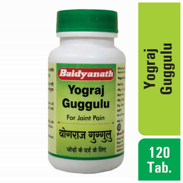 Baidyanath Asli Ayurved Yogaraj Guggulu 120 Tablets | For Joint Pain