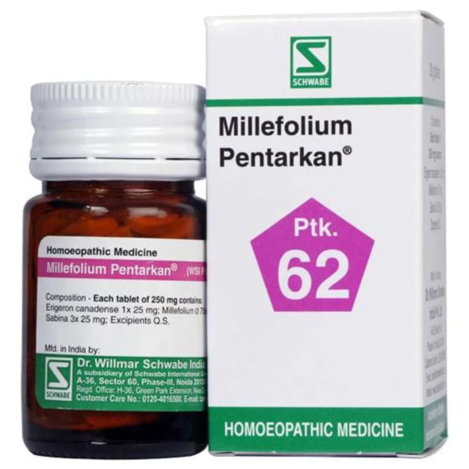 Dr. Willmar Schwabe India Millefolium Pentarkan Ptk 62 20 Ml